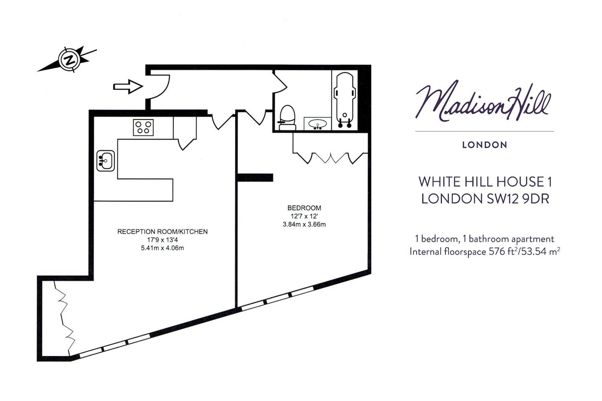 Madison Hill - White Hill House 1 - 1 Bedroom Flat Londýn Exteriér fotografie